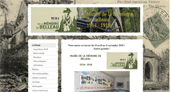 Desktop Screenshot of musee-memoire-souvenir-belleau.com